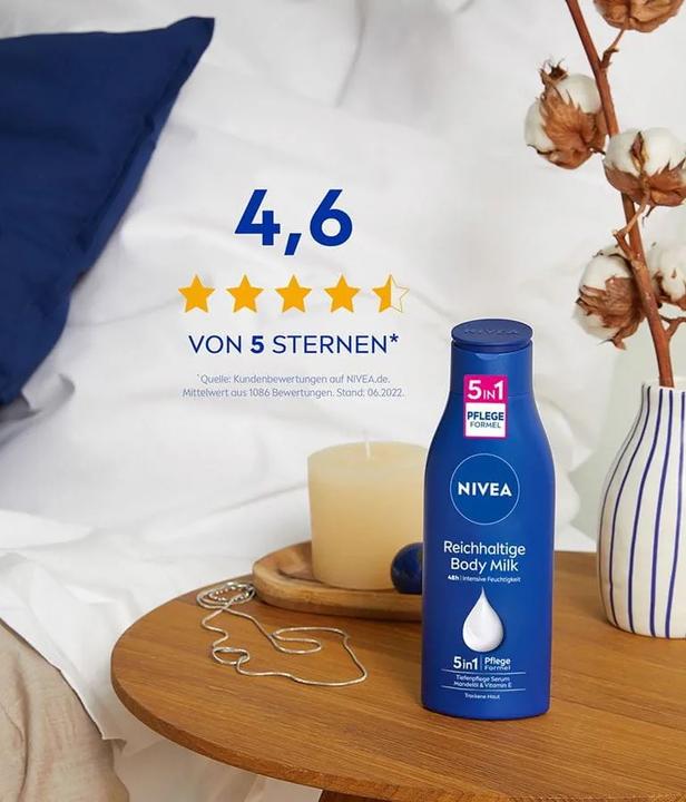 Image du produit NIVEA Reichhaltige Body Milk (Crème pour le corps, 75 ml)