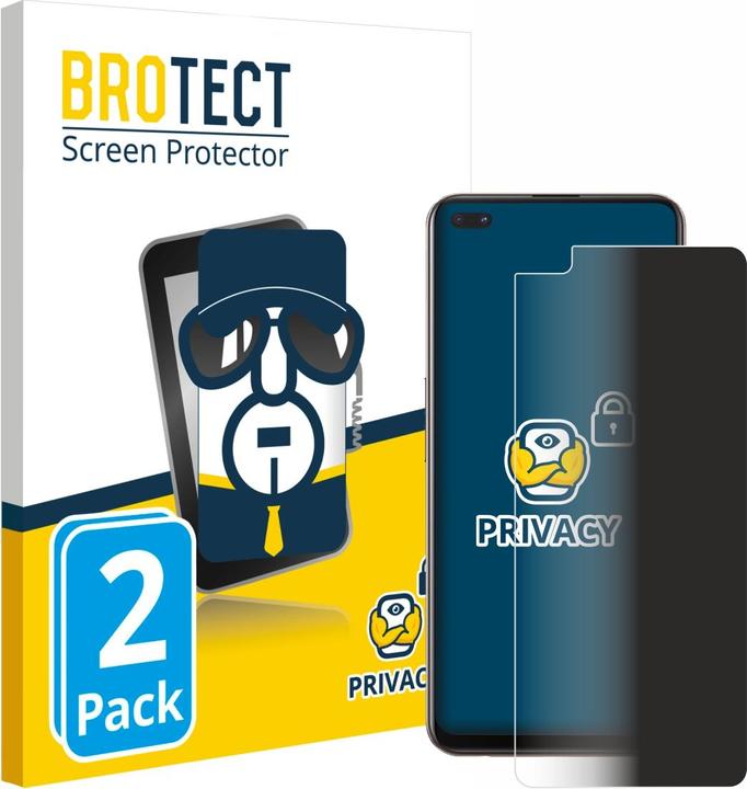 Actual product image BROTECT Privacy Protector (2 Piece, Oppo Reno 4 Z 5G)