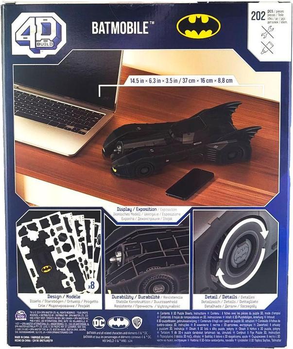 Produktbild 4D Puzzle 4D Puzzles - Retro Batmobile (6070178) (202 Teile)