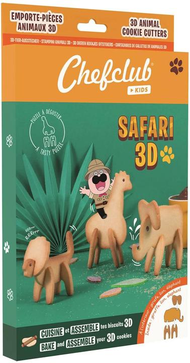 Actual product image Chefclub Biscuit cutter Safari 3D 8pcs.