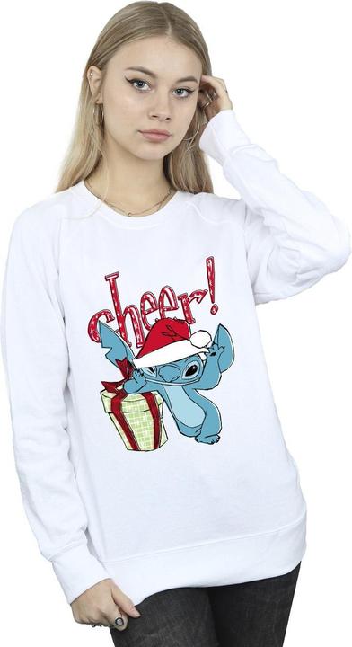 Actual product image Disney Womens/Ladies Lilo And Stitch Cheer Sweatshirt (XXL)