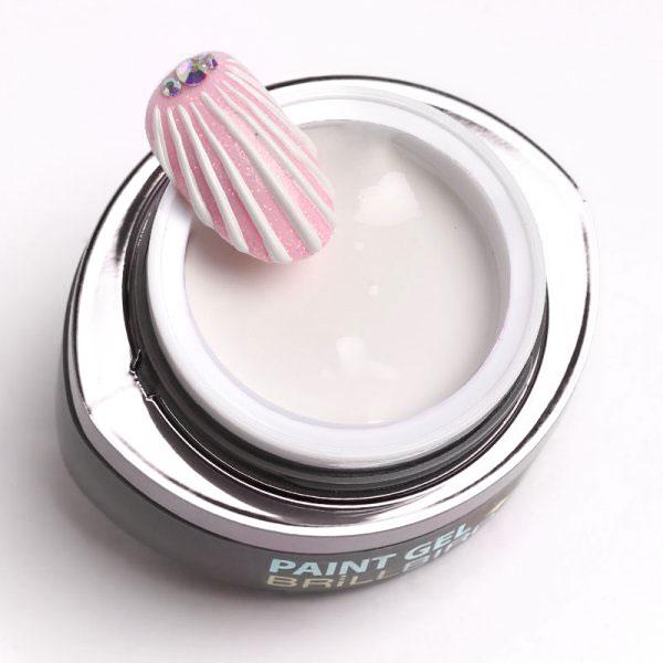 BrillBird Paint gel Contour 1 white 5ml (Nagellacktrockner, White)