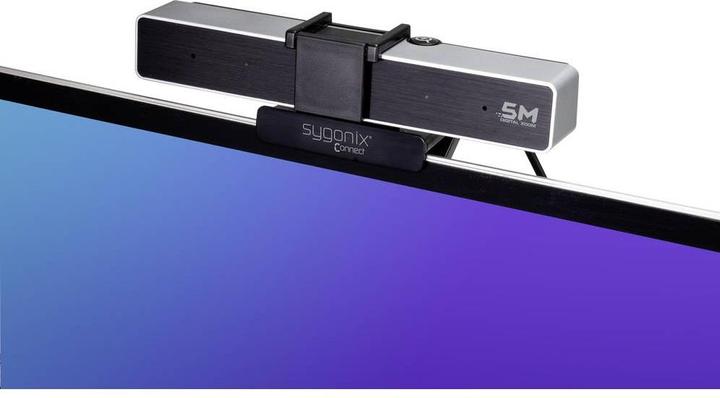 Actual product image Sygonix Connect 2K (2592 x1944) webcam with stereo microphone (5 Mpx)