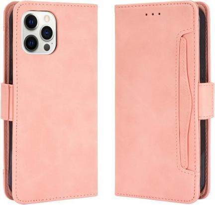 Image du produit Cover-Discount iPhone 13 Pro Max - étui avec de nombreuses poches pour cartes rose (Apple iPhone 13 Pro Max)