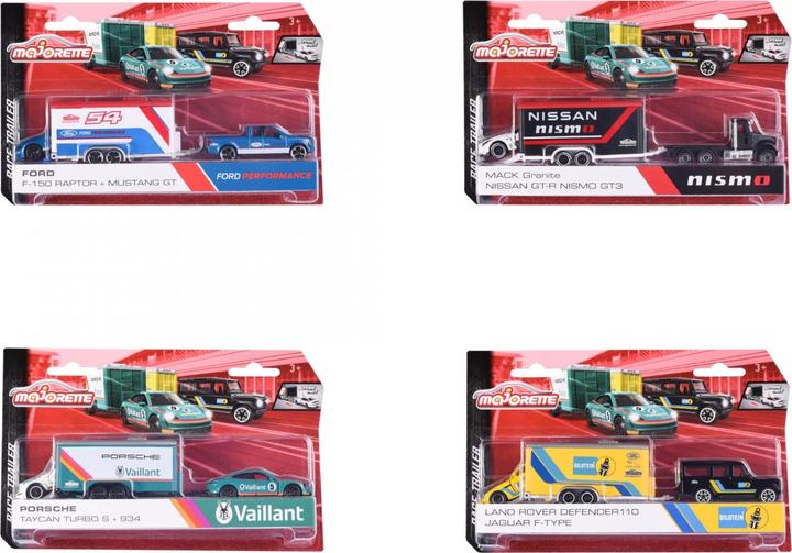 Actual product image Majorette Race Trailer