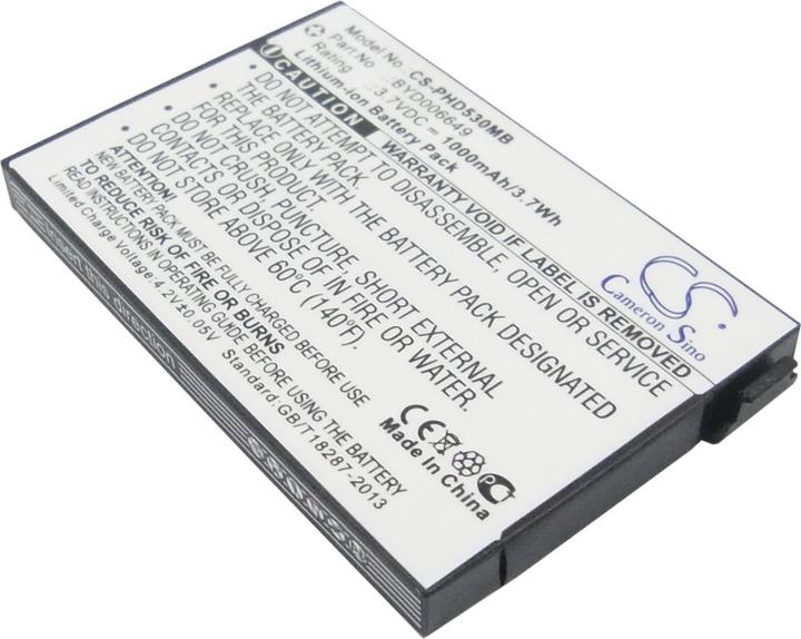 Image du produit NoName Batterie pour Philips BYD006649, Avent SCD530 etc. 1000mAh, 3.7V (1 pcs, Spécifique à l'appareil)