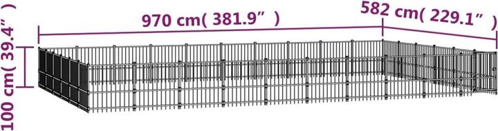 Image du produit VidaXL Shaine (Chenil pour chiens)