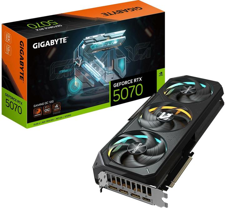 Actual product image Gigabyte GeForce RTX 5070 GAMING OC (12 GB)