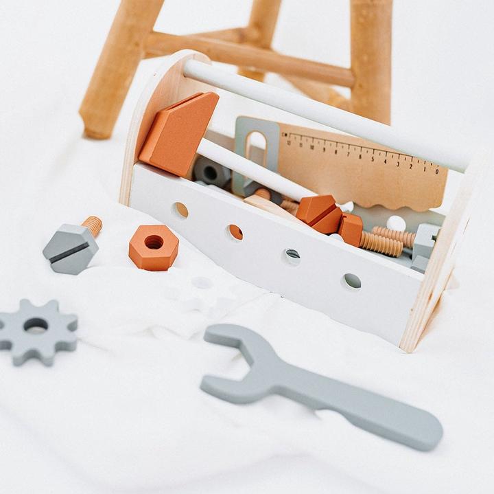 Produktbild Activity Board Werkzeugkasten, Geschenk für Geburtstagsjungen, Geburtsgeschenk, Werkzeugkinder