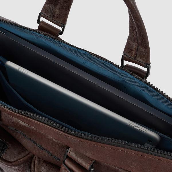 Actual product image Piquadro Harper - Kurzgrifflaptoptasche mit iPad®Pro 12.9"-Fach (15.60")