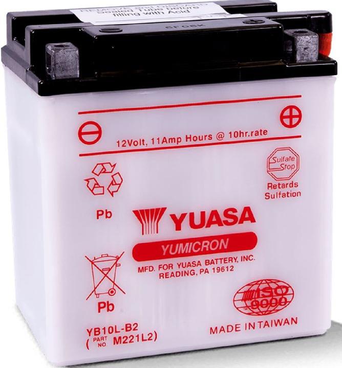 Yuasa Garanzia limitata di 6 mesi (12 V, 11.60 Ah, 120 A)