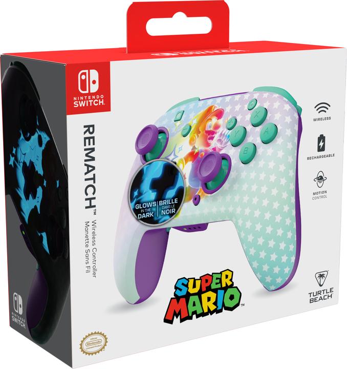 Image du produit Turtle Beach Rematch Wireless Controller · NS · Invincible Mario (Switch)