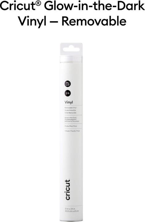Produktbild Cricut Glow in the dark Vinyl Removable 30x60cm 1 sheet Glow in the dark (P) (1 x)