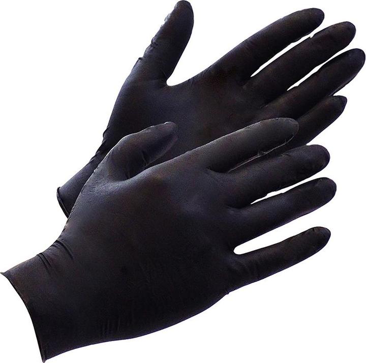 Actual product image Ninja Black Latex gloves (L)
