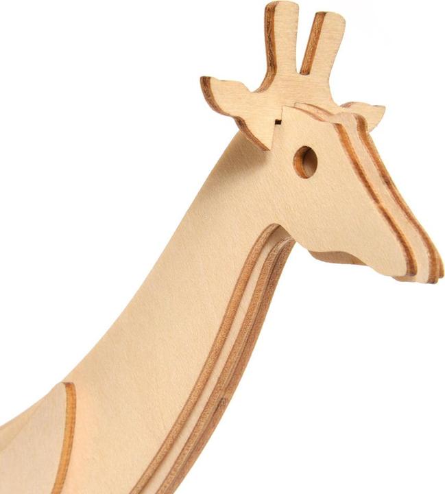 Actual product image Little Story Wooden Puzzle Model 3D - Giraffe (19 pieces)