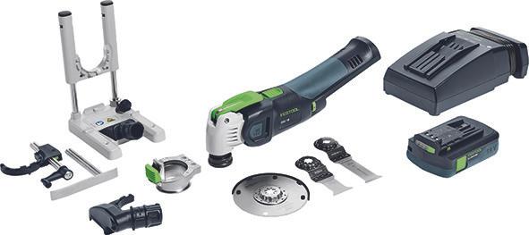 Actual product image Festool Battery Oscillator OSC 18 Li E-Basic Set