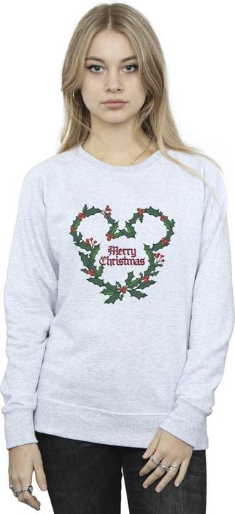 Produktbild Disney Mickey Mouse Merry Christmas Holly Sweatshirt (XL)
