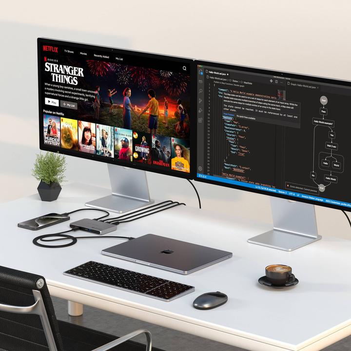 Actual product image Satechi ST-HT4SHM-EU (Thunderbolt, 4 Ports)