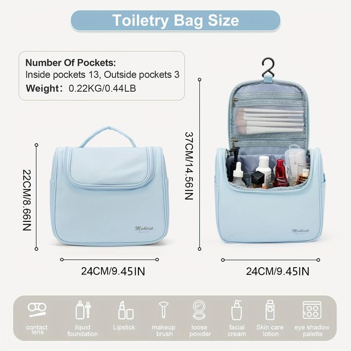 Produktbild Only-Bags.Store Kosmetiktasche, neue wasserdichte grosse Kapazität tragbare Make-up-Aufbewahrungstasche, tragbare