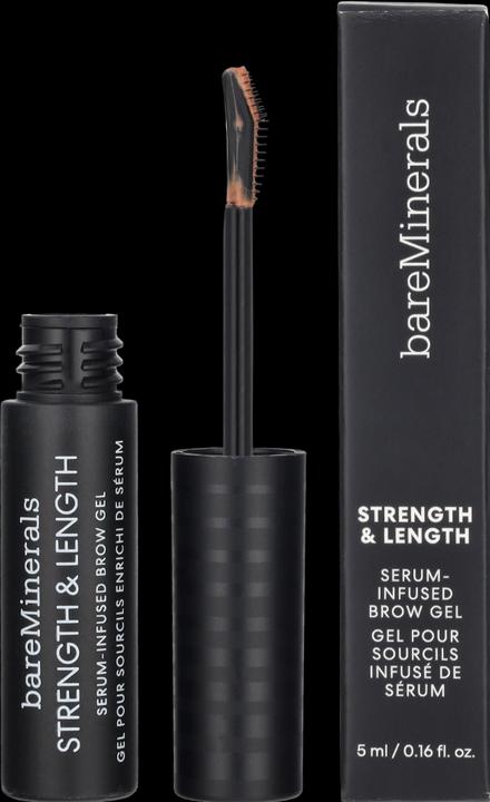 Bare Minerals bareMinerals Strength & Length Serum-Infused Brow Gel with Plant-Based Strengthening Serum Vegan Che (Chesnut)