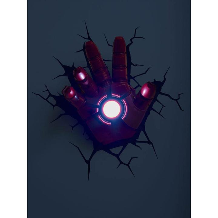 Actual product image The Source Marvel: Iron Man Hand 3D Wall Light