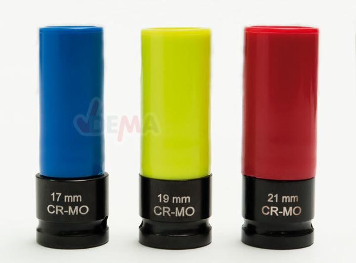 Actual product image Dema Impact socket set 1/2' | 3pcs.