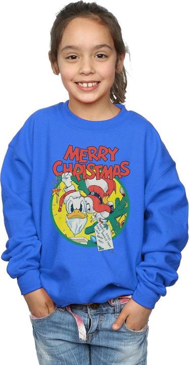 Immagine prodotto Disney Donald Duck Merry Christmas Felpa Ragazze (140, 146)