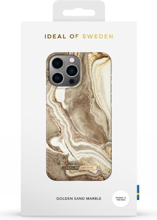Produktbild iDeal Of Sweden Designer Hard-Cover Golden Sand Marble (Apple iPhone 13 Pro Max)