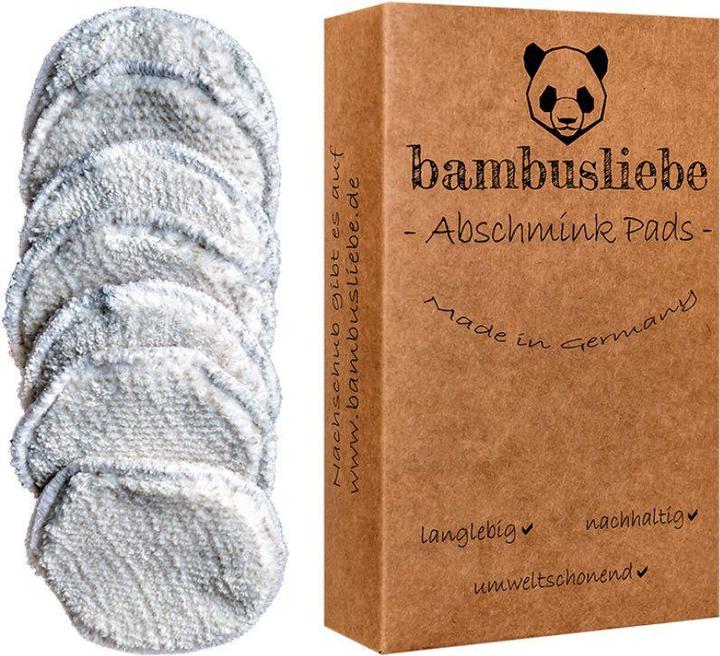 Immagine prodotto Bambusliebe Tamponi struccanti di bambù lavabili (Panni pulizia)