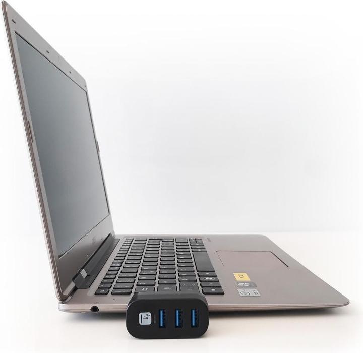 Immagine prodotto Techly Mini Hub rotante con 3 USB 3.0 (USB-C, 3 Porti)