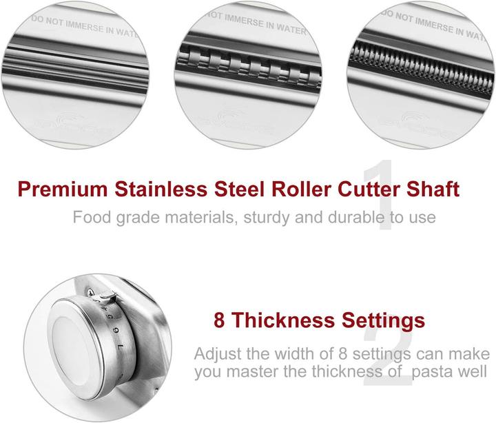 Actual product image Gvode Pasta Attachment for KitchenAid Stand Mixer