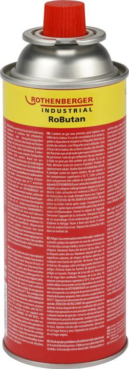 Rothenberger Industrial RoButan 220 g / 393 ml Bajonett MSF 1A Gaskartusche 393