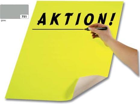 Produktbild Folia Bringmann Plakatkarton 48x68cm 10 Blatt Grau,380g (380 g/m², 10 x)