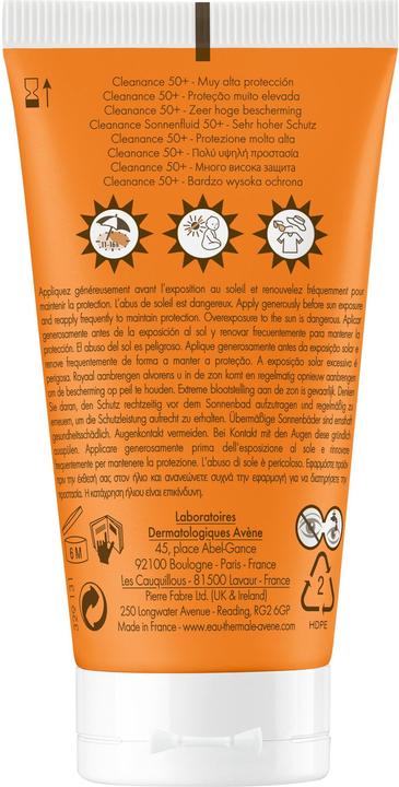 Produktbild Avène Cleanance Solaire (Sonnencreme, SPF 50+, 50 ml, 68 g)