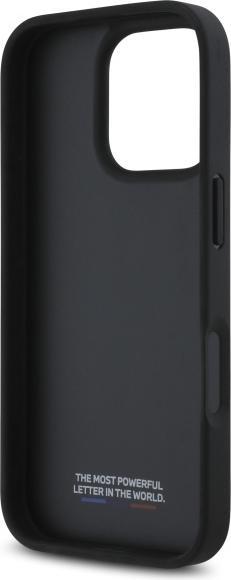 Immagine prodotto BMW BMHCP16X23PUPVK Custodia rigida per iPhone 16 Pro Max 6,9" in pelle/nero M Linea di dettaglio (Apple iPhone 16 Pro Max)