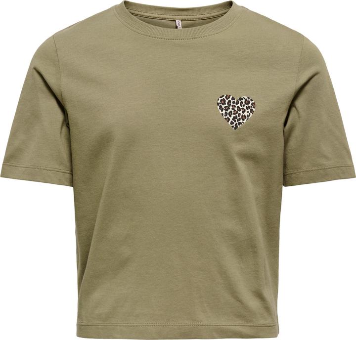 Only Kogrex Leo Heart S/S Top Jrs Noos