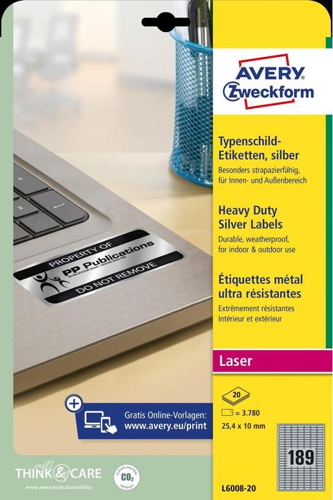 Productafbeelding Avery Typeplaatje etiketten