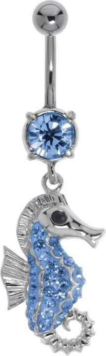 Immagine prodotto Bijouteria Piercing ventre (Acciaio chirurgico 316L, Vetro (di orologio), Ottone rodiato in ottone rodiato)