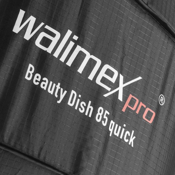 Immagine prodotto Walimex pro pro Studio Line Beauty Dish QA85 + adattatore Softbox Aurora/Bowens (Beauty Dish, 85 cm)