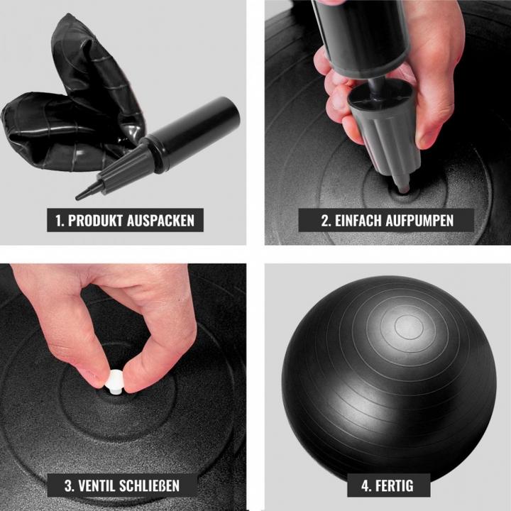 Actual product image Gorilla Sports Exercise ball (75 cm)