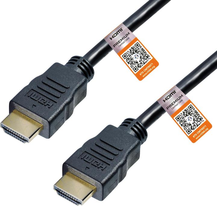 Actual product image Transmedia HDMI (Typ A) — HDMI (Typ A) (5 m, HDMI)