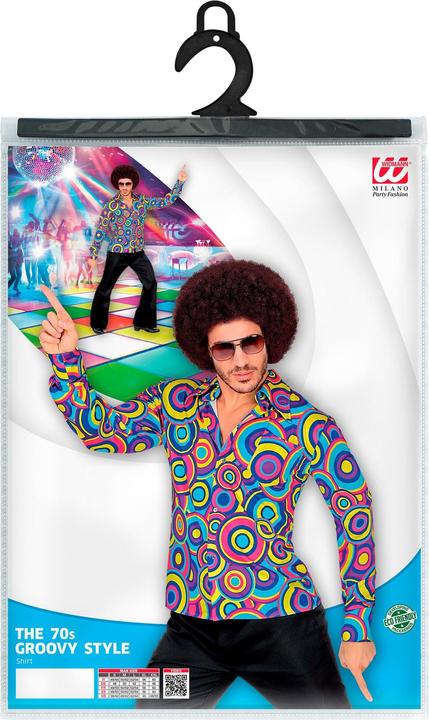 Image du produit Widmann Chemise Groovy 70s Bubbles (S/M)