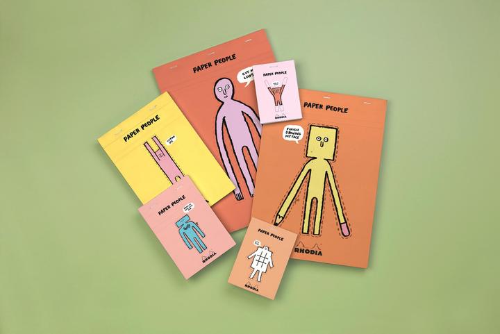 Image du produit Rhodia bloc-notes agrafé en-tête 90e anniversairejean jullien n°13 (Règle spéciale, Couverture souple)