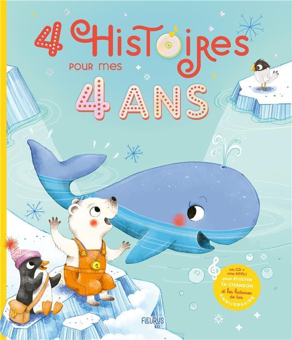 Image du produit Fleurus 4 histoires pour mes 4 ans + 1 CD audio (Français, Collectif, 2023)