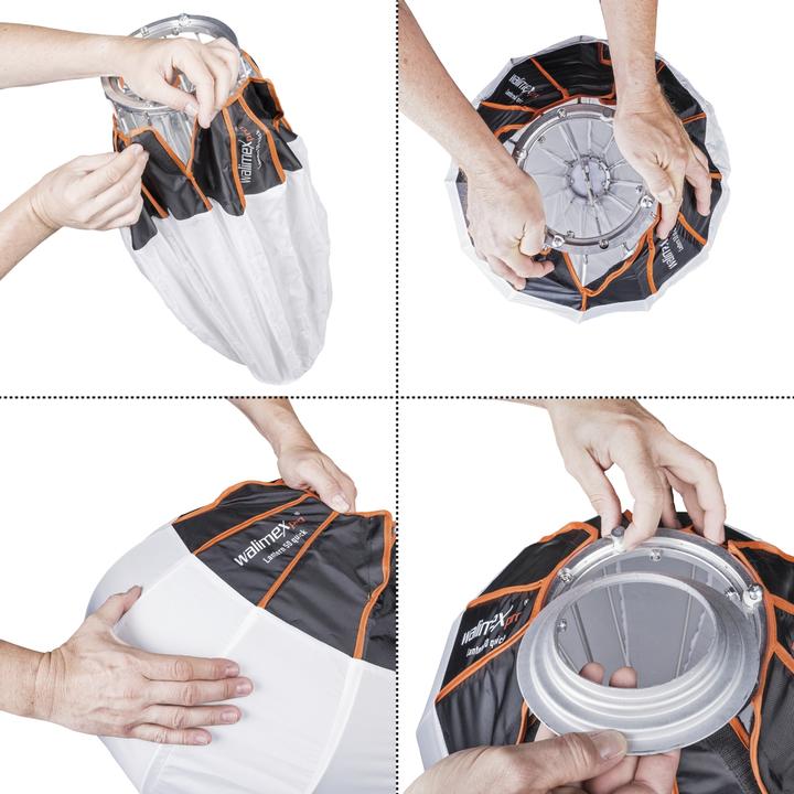 Image du produit Walimex pro pro 360° Ambient Light + Softbox Adapter Elinchrom (Boîte à lumière, 65 cm)