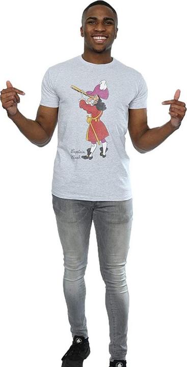 Immagine prodotto Disney Maglietta Uomo Classic Captain Hook Heather (XXL)