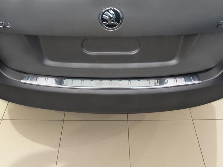 Produktbild Avisa Edelstahl Ladekantenschutz für Skoda Fabia Kombi ab 2007 bis 2014 (Heck)