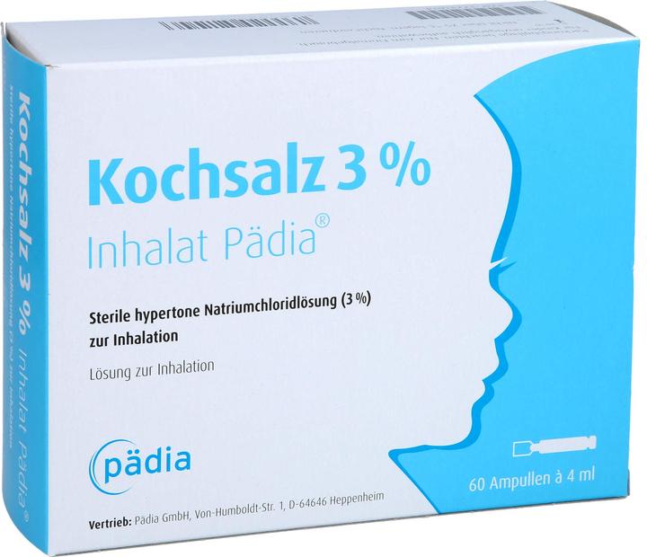 Produktbild Pädia Kochsalz 3 % Inhalat, 60 St. Ampullen