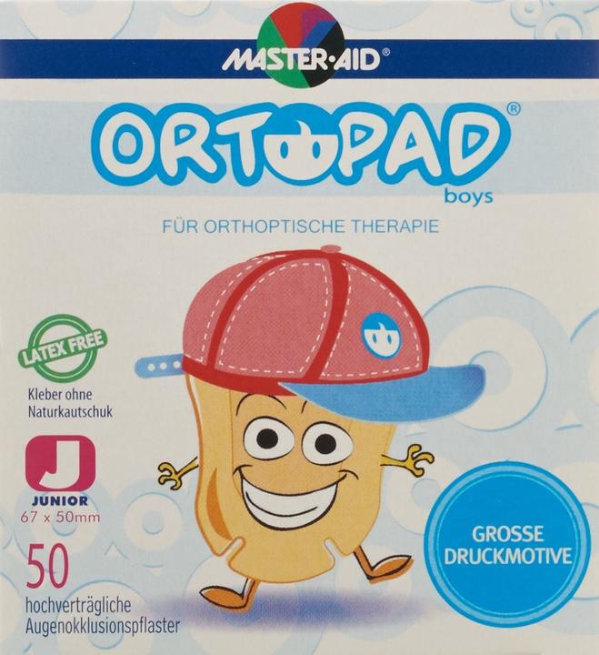 Produktbild Master Aid Augenpflaster Junior Boys 50 Stück (50 x)