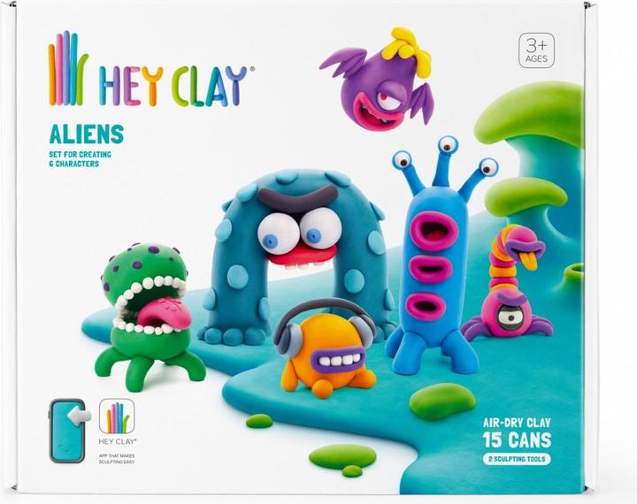 Immagine prodotto Hey Clay Alien Set confezione da 15 barattoli 15019CEE15